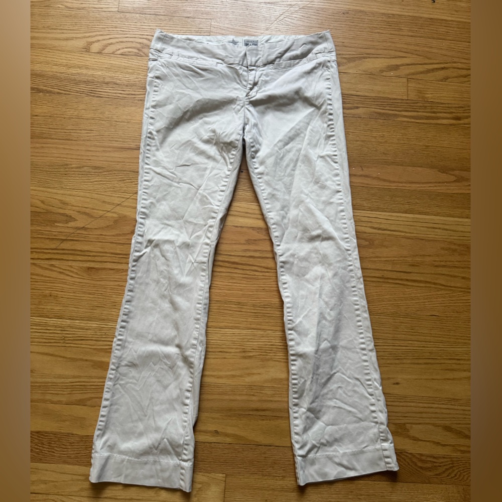 Converse Women's Cream Straight Leg Jeans